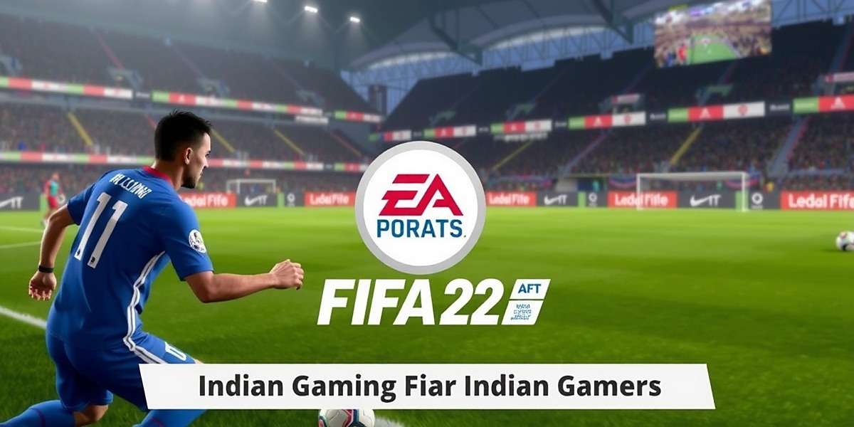 Indian friends playing FIFA 22 together with FIFA 22 watermark